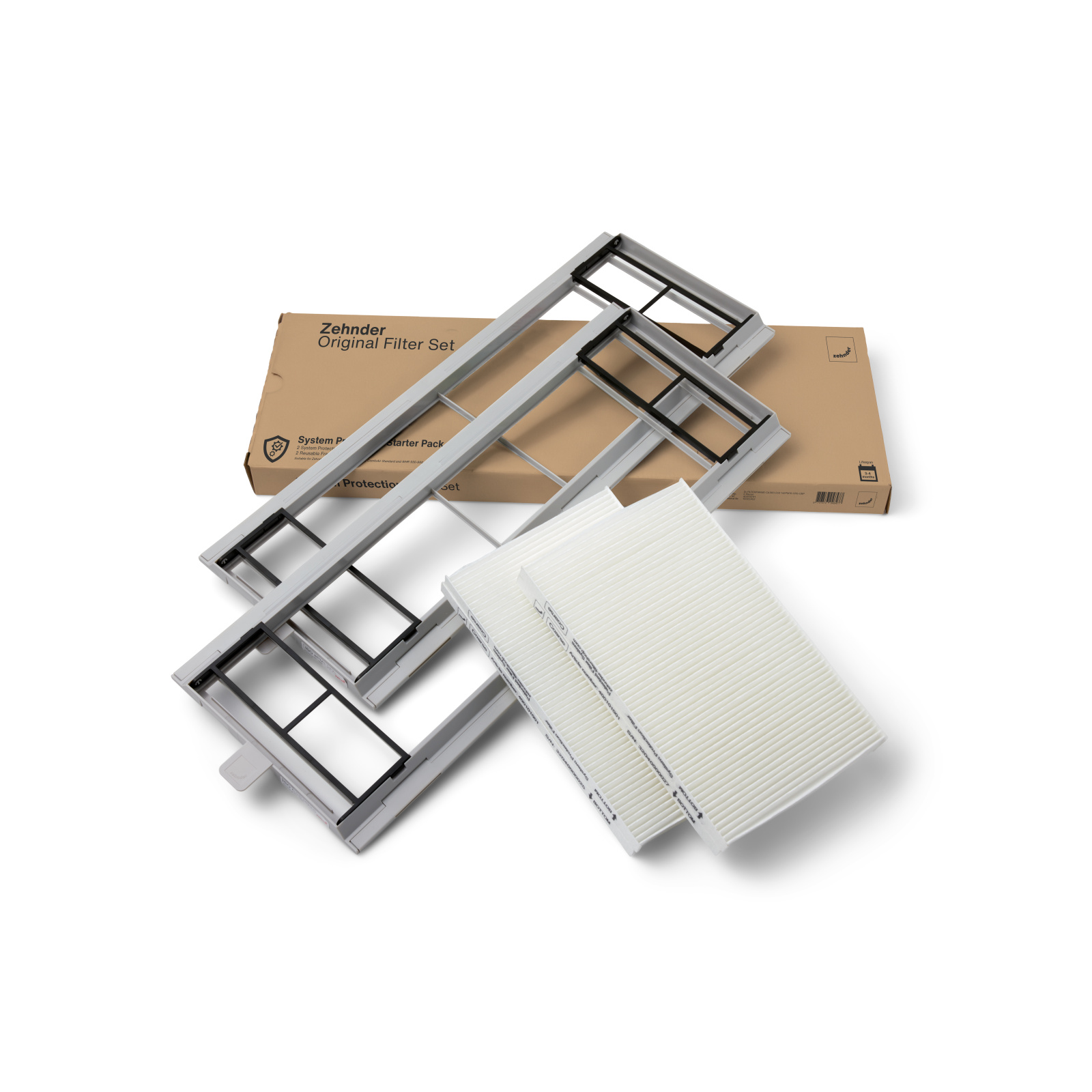 Reusable filter frame for ComfoAir 350-550