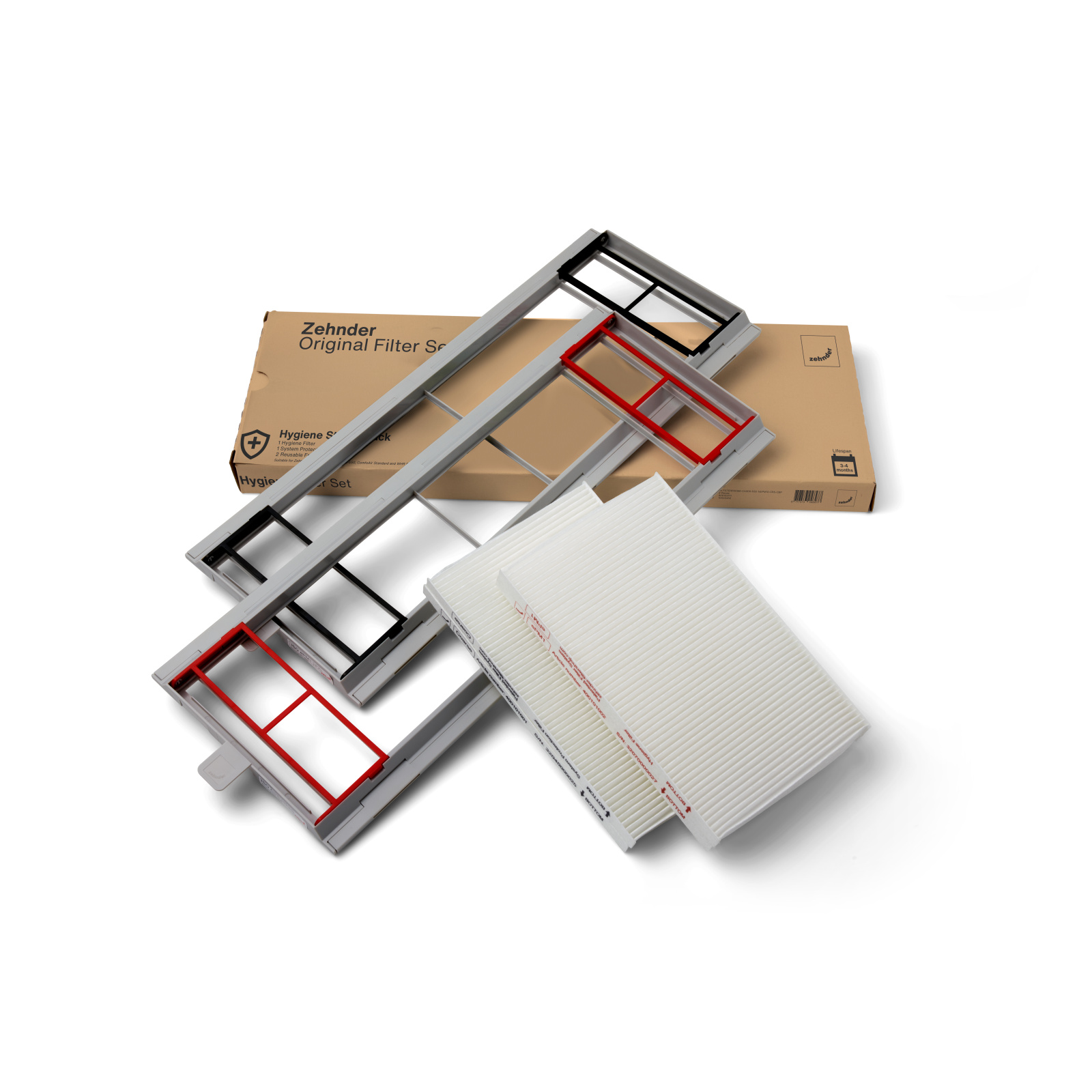 Reusable filter frame for ComfoAir 350-550